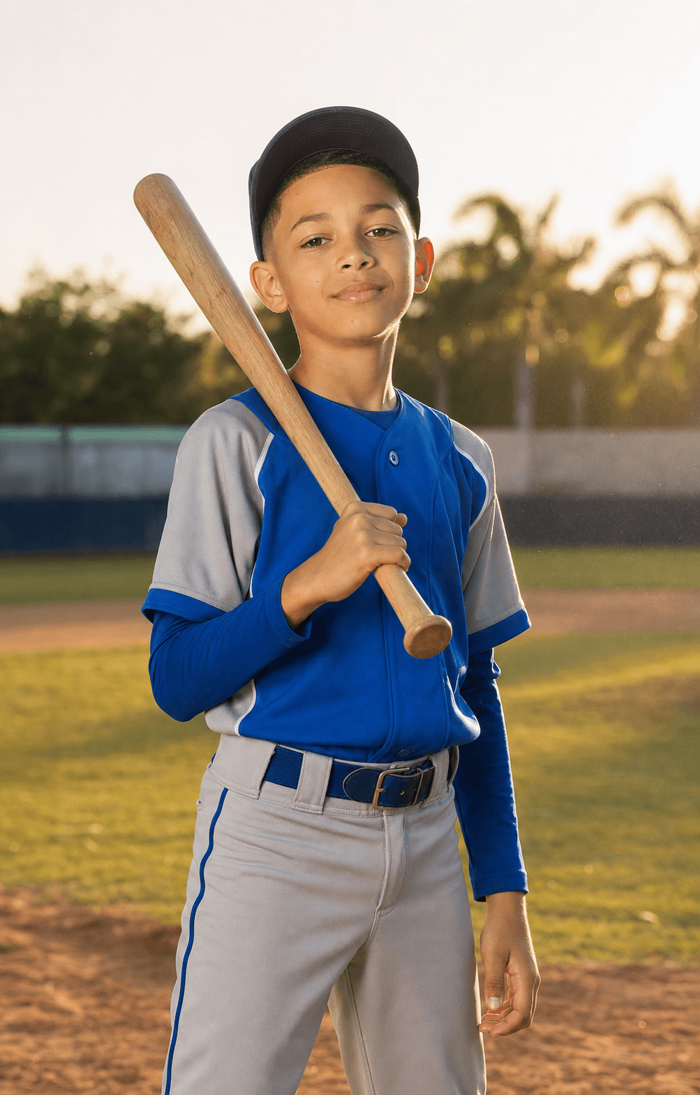 Pelotero de la categoría Rookies, edades 8–10 años
